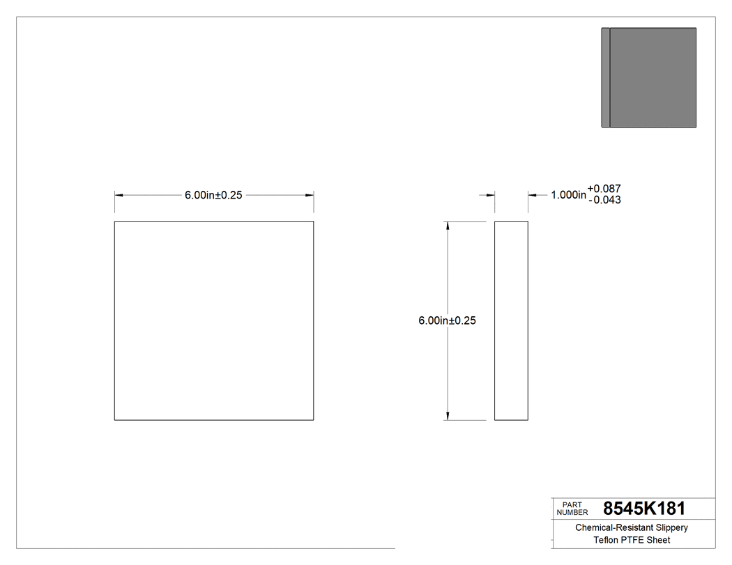Technical drawing - 8545K181